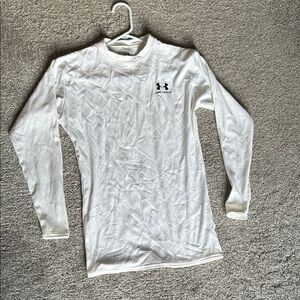 Under Armour Kids Classic White Long Sleeve Tee